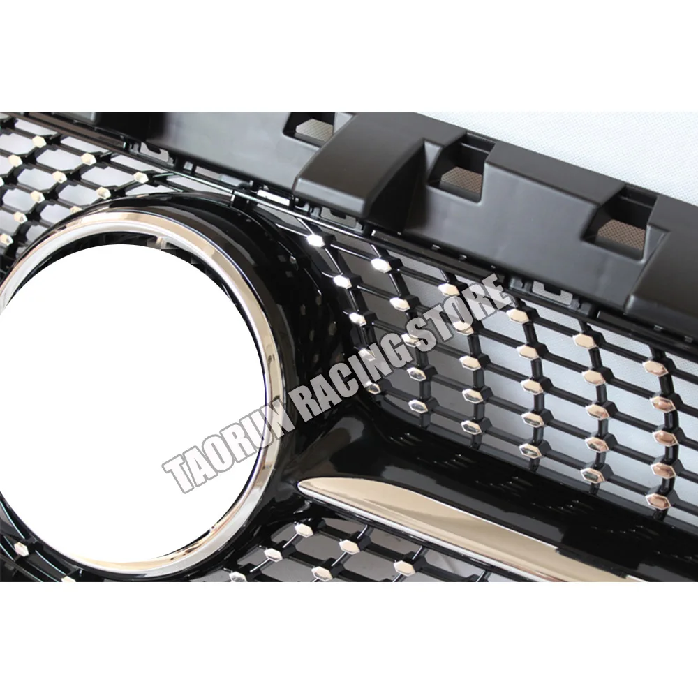W117 C117 ABS Черная передняя решетка гриля для Mercedes Benz CLA CLASS Cla180 Cla200 Cla250 Cla45 Amg 2014 2015