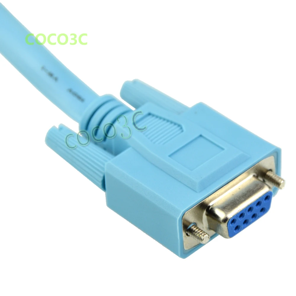 1 5 м RJ45 папа к RS232 гнезду 8P8C RJ-45 последовательному DB9 9Pin COM порт Кабель-адаптер для