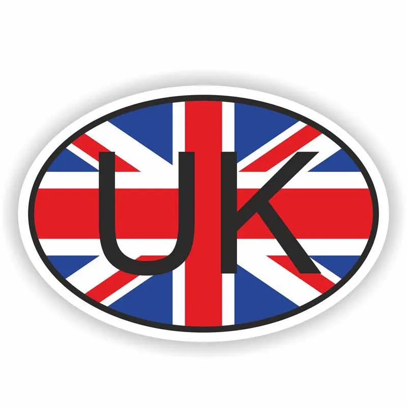 YJZT 14 2 см * 9 5 креативный Флаг Великобритании и аксессуары для наклеек 6-0248