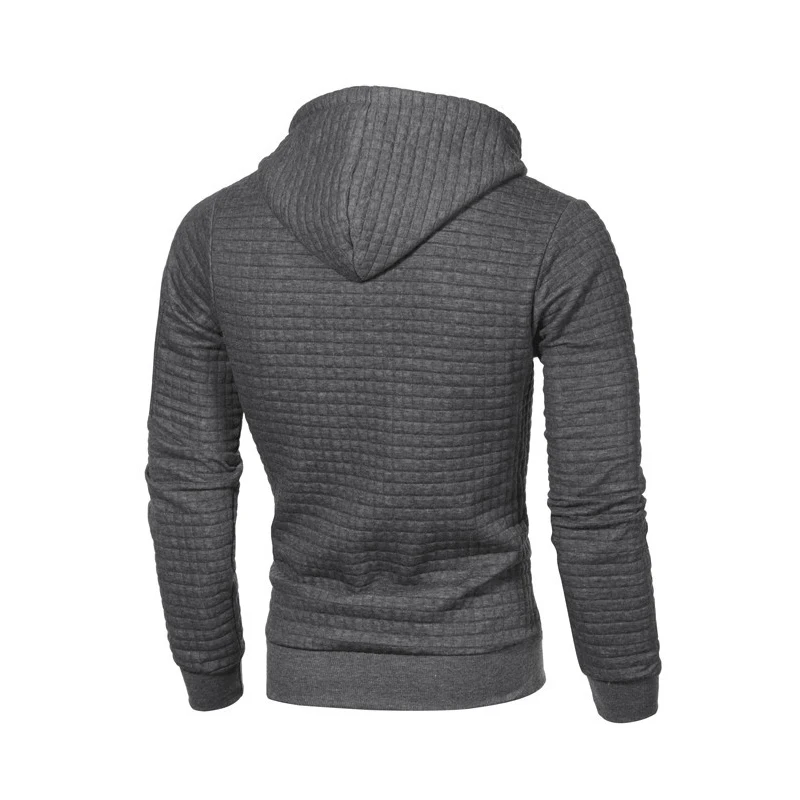 Autumn Long Sleeve Hoodies Men Patchwork Slim Fit Fashion Hooded Sweatshirt Fitness Zip Up Hoody Mens Clothing Streetwear Brand | Мужская
