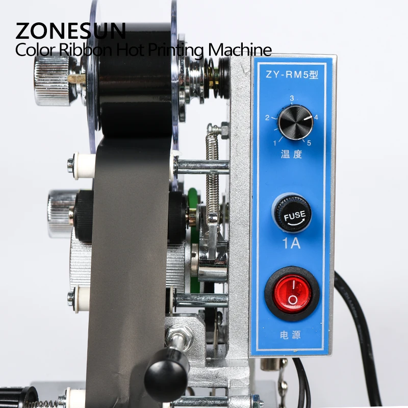 ZONESUN ZY-RM5 Цвет красящей ленты для печатная машина Hot code принтер Высокое качество