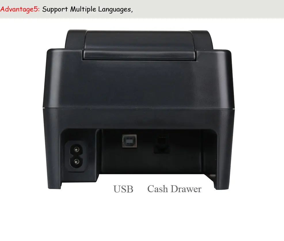 Cheap POS58 thermal printer 2inch usb small receipt printer support windows10 no need ribbon impressora for resale POS system