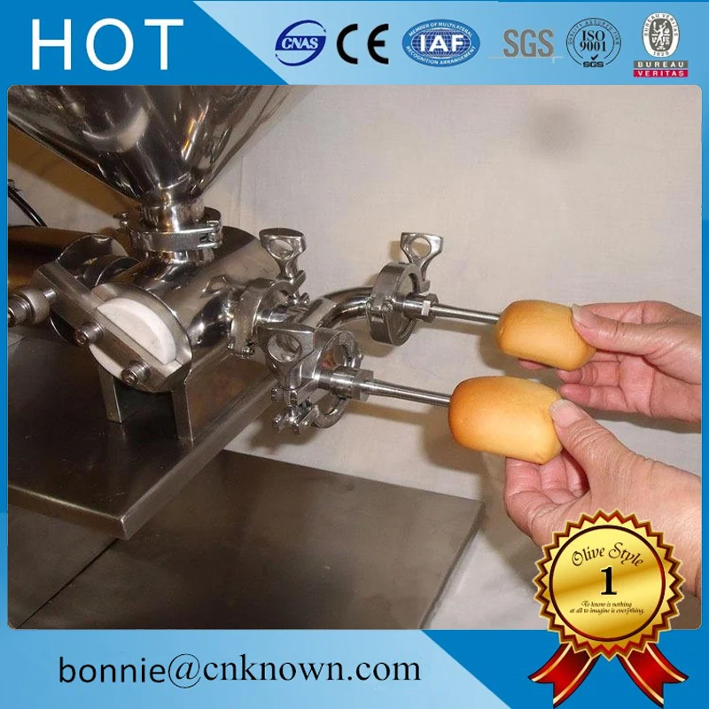 

Commercial Jam cream used for Spanish churrera churro bread cake puff and other core maker filler making machine