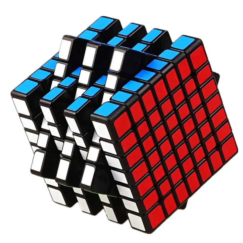 Новый Qiyi S 7x7x7 магический куб Stickerless MoFangGe MFG QiXing Speed Cube Игрушка для соревнований