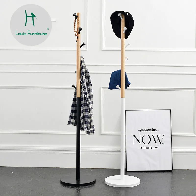 Деревянный пол для шляп вешалка одежды|Вешалки одежды| |