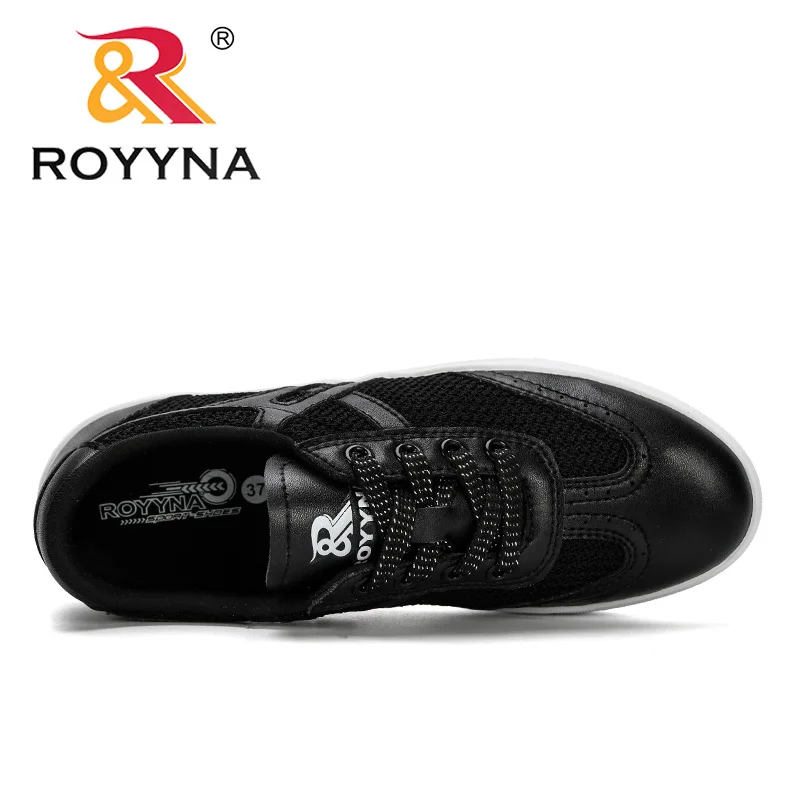 

ROYYNA 2019 Casual Student Shoes Girls Women Sneakers Shoes Flat With Lace-Up Trendy Shoes Single Sapatilha Feminina Sapatilhas