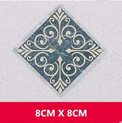 8CM X8CM 20 штук! Экологические самоклеющиеся наклейки для ремонта плитки Водонепроницаемая напольная мозаичная плитка наклейки для домашнего строительного инструмента - Цвет: 8CM X8CM