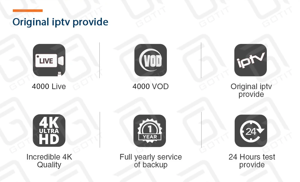 GOTIT ip tv подписка для Espana Италия IP tv для Франции Испания арабский Германия IPTV для Android m3u smart tv ios 2000Live FHD