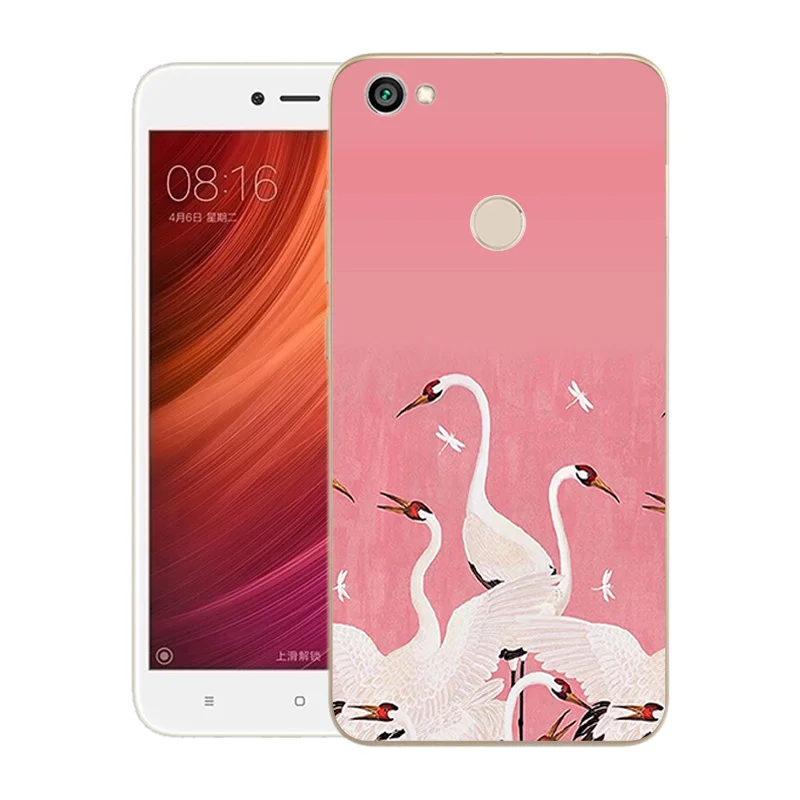 Чехол из ТПУ для Xiaomi Redmi Note 5A Prime мягкий силиконовый чехол с принтом тока телефона