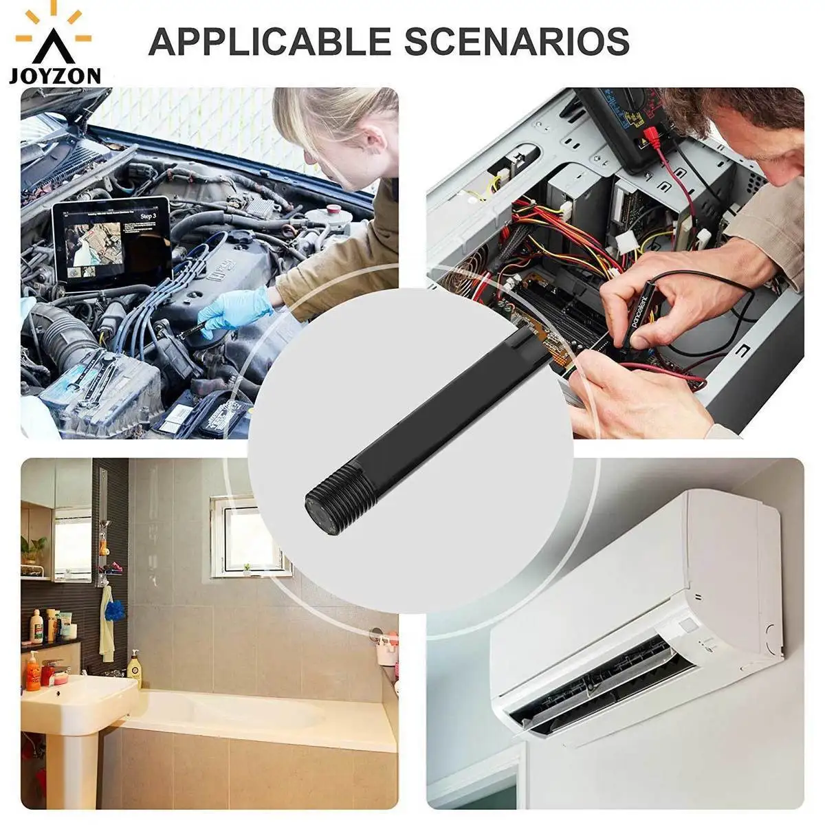 Новый 7 мм 6LED 1/2/3/5 м Mini USB Android PC Профессиональный Водонепроницаемый эндоскопа