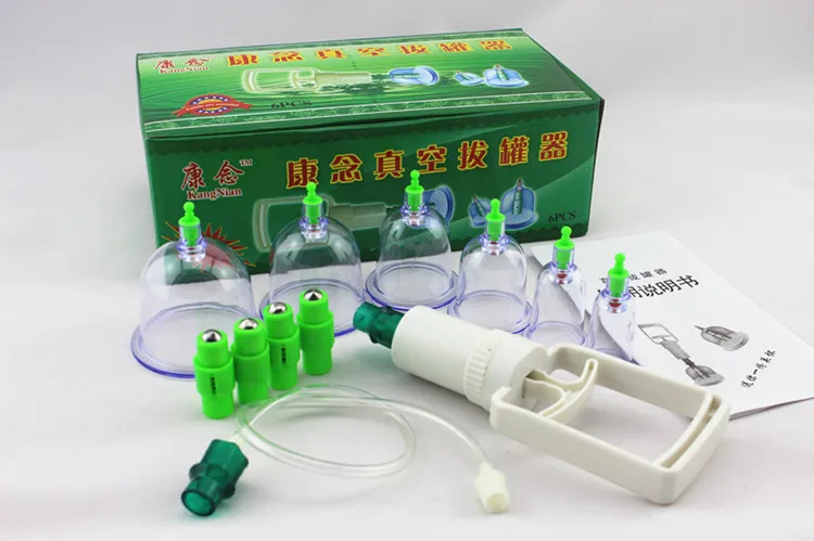 Новинка 6 шт. китайская медицина магнитные вакуумные чашки всасывающий комплект