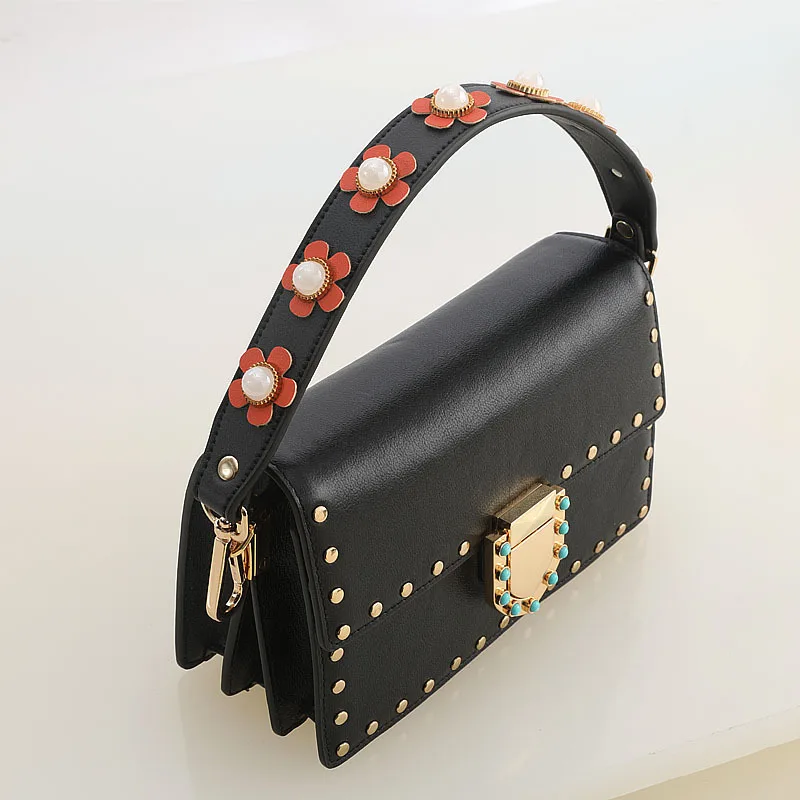 

43-58cm Shoulder Bag Strap Leather Bag Handle Belt Accessories Replacement Women Handbag Handles Wide Belt for Bags KZ151369