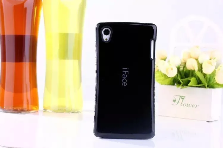 Для sony M4 Aqua Гибридный Силиконовый гладкой твердой резины чехол для Xperia E2303 E2333 E2353