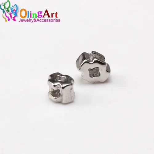 0302 20pcs 005 R Olingart 30 шт. 3*2 мм Подвески крестообразной формы сердца бусины для нанизывания тибетского серебра Поиск браслет ювелирных изделий DIY ручной работы - Цвет: 0302 20pcs 005 R