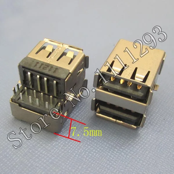 10 шт./лот двойной разъем USB для Samsung X11 X22 R70 и т. д. порты 3722 002382- | Обустройство дома