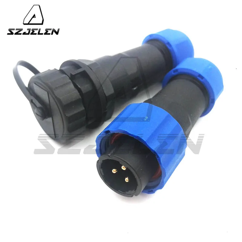 SD16TP ZM IP67 3 контактный кабель стыковочный соединитель штекер и гнездо
