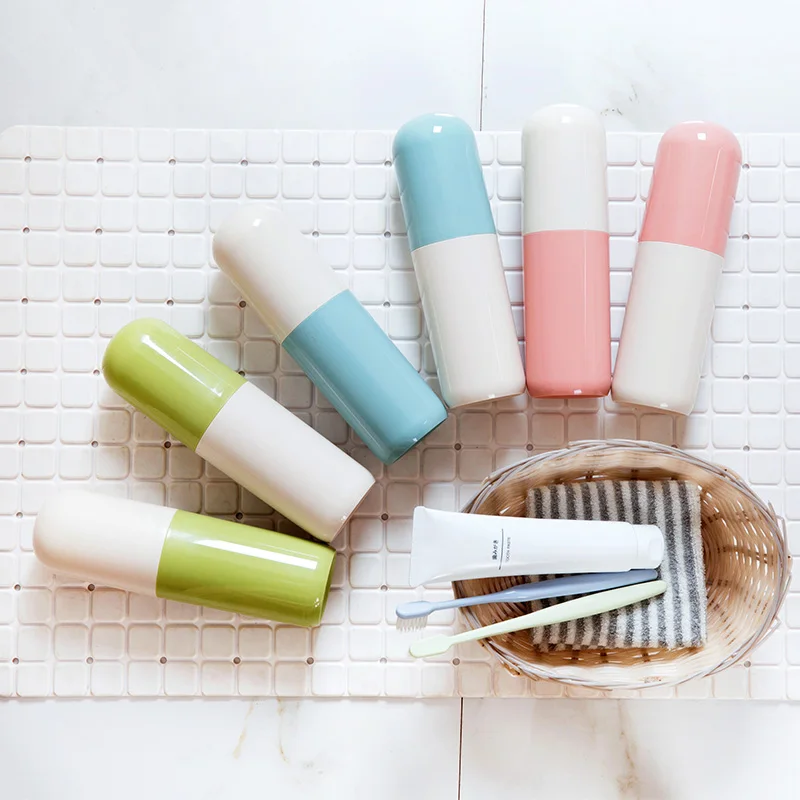 1 шт. Зубная щётка держатель Полотенца Зубные пасты случае Пластик Капсула форме