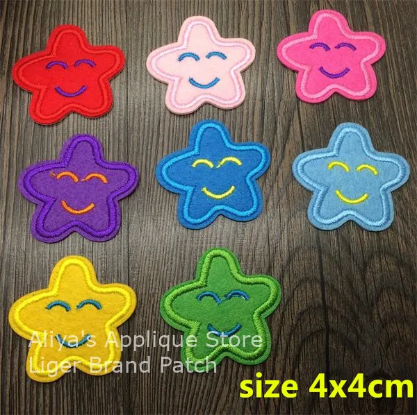 1 шт. луна звезды солнце улыбается аппликация-вышивка ткань аксессуары