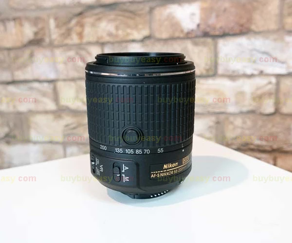 Nikon 55 200 объектив Nikkor AF S DX мм f/4 5 6 г Объективы ED VR II для D3200 D3300 D3400 D5200 D5300 D5500 D5600 D7100