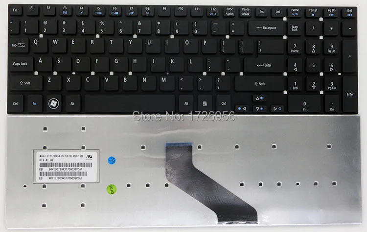 Клавиатура для ноутбуков Acer Aspire новая американская клавиатура 5 10 |keyboard for acer|keyboard