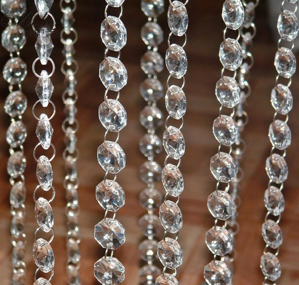 10 шт. гирлянда из хрустальных бусин для свадебной вечеринки украшение люстры