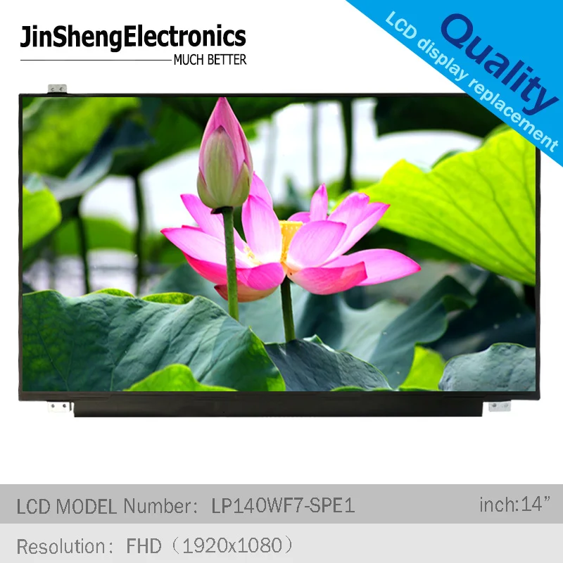 

LP140WF7-SPE1 laptop LCD Display 14'' LCD Screen Replacement Panel FHD 1920x1080 Digitizer Part