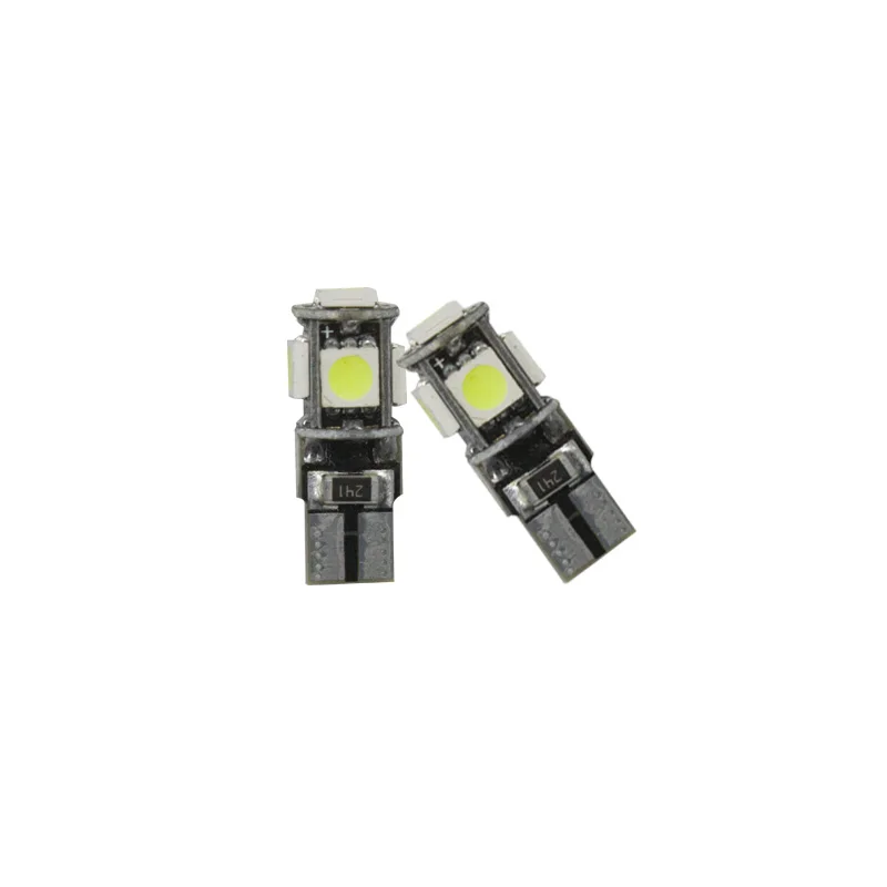 10X T10 5SMD CANBUS 5050 SMD W5W 194 светодиодная автомобильная лампа без ошибок