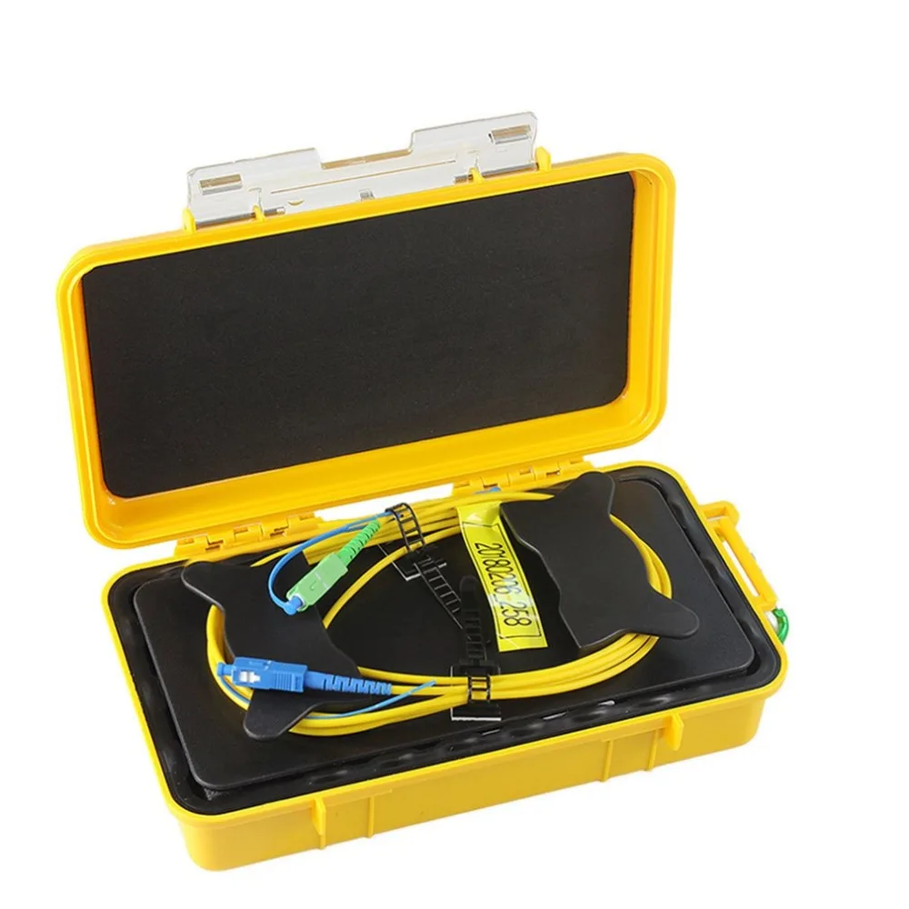 SC-UPC/SC-APC Professional Single Mode 1KM OTDR Launch Cable Box Fiber Ring Optic Drop Shipping Sale | Инструменты