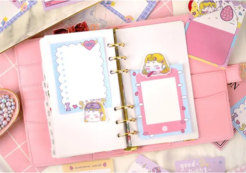 

ZFPARTY 36pcs Cute Note Papers for Scrapbooking Happy Planner/Card Making/Journaling Project