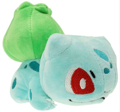 15cm Bulbasaur 15 см-20 см Meowth Squirtle Snorlax Jigglypuff Poliwhirl Charmander Gengar Bulbasaur Torchic Jigglypuff Squitle плюшевые игрушки куклы - Цвет: 15cm Bulbasaur
