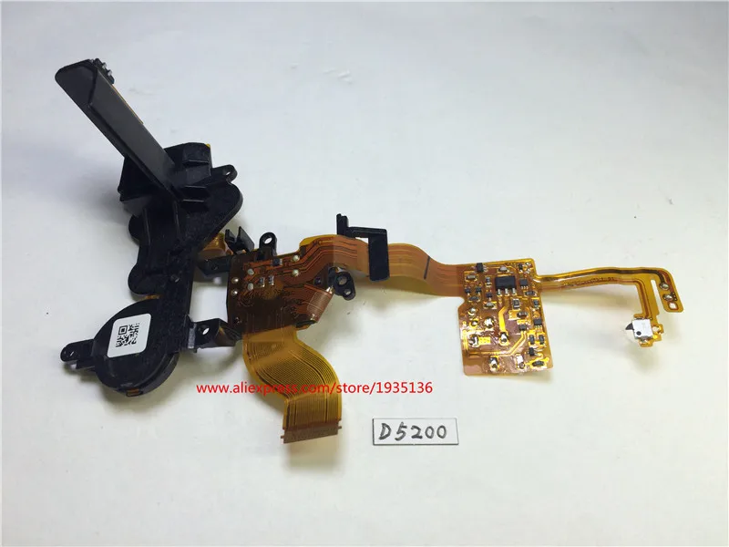 Бесплатная доставка! верхняя Крышка Шлейф для ремонта части D5200 ЗЕРКАЛЬНАЯ