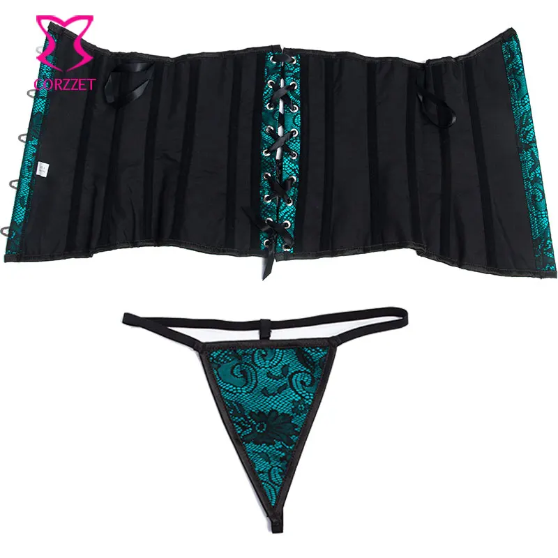 Зеленые атласные черные цветочные кружевные накладные сексуальные корсеты и
