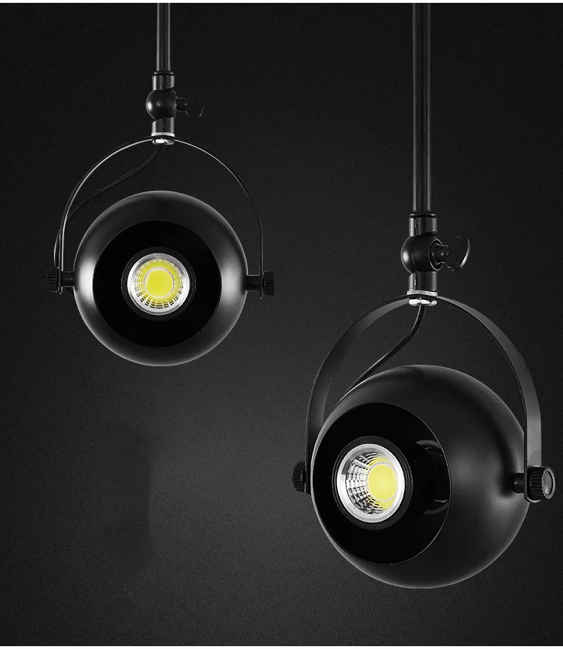 Vintage Ceiling Lights LED Spot Ceiling Lamp Retro loft cloth shop light for kitchen living room Luminaria light fixtures