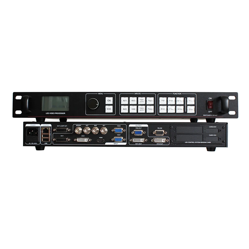VDWALL LVP605S новый дизайн светодиодный видеопроцессор входы SDI DVI VGA HDMI YPbPr S видео
