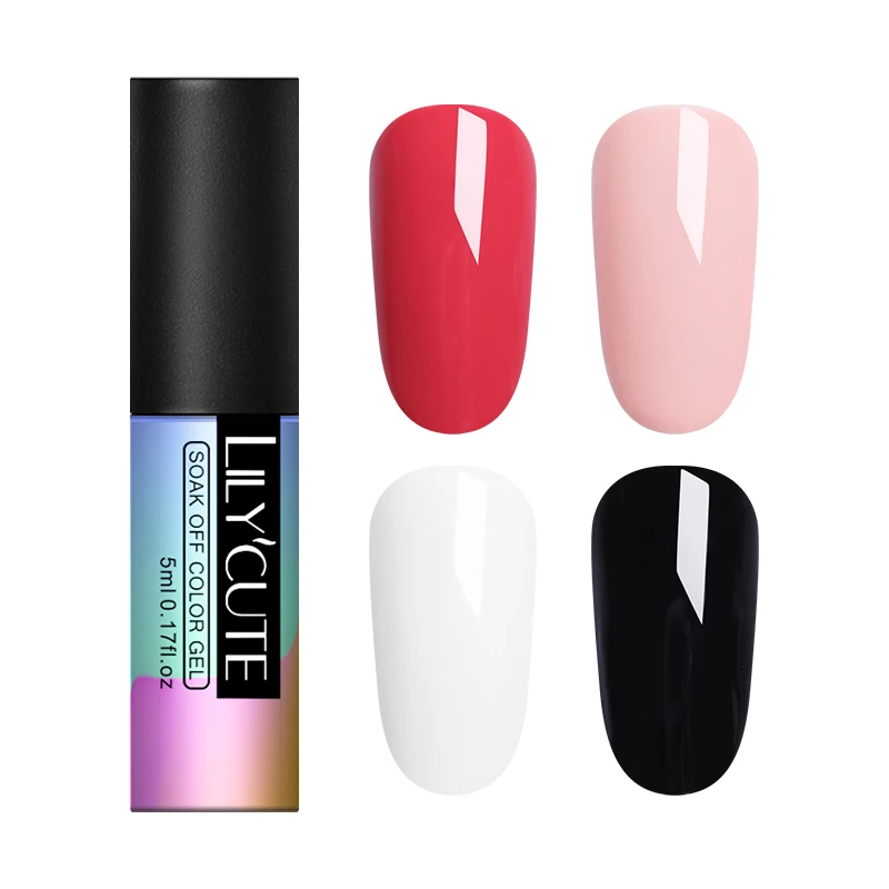 4pcs set1 LILYCUTE 6 шт./лот Блеск УФ-гель для ногтей набор супер блестящие кошачьи глаза Хамелеон светодиодный лак для ногтей наборы лаков Полупостоянный гель - Цвет: 4pcs set1