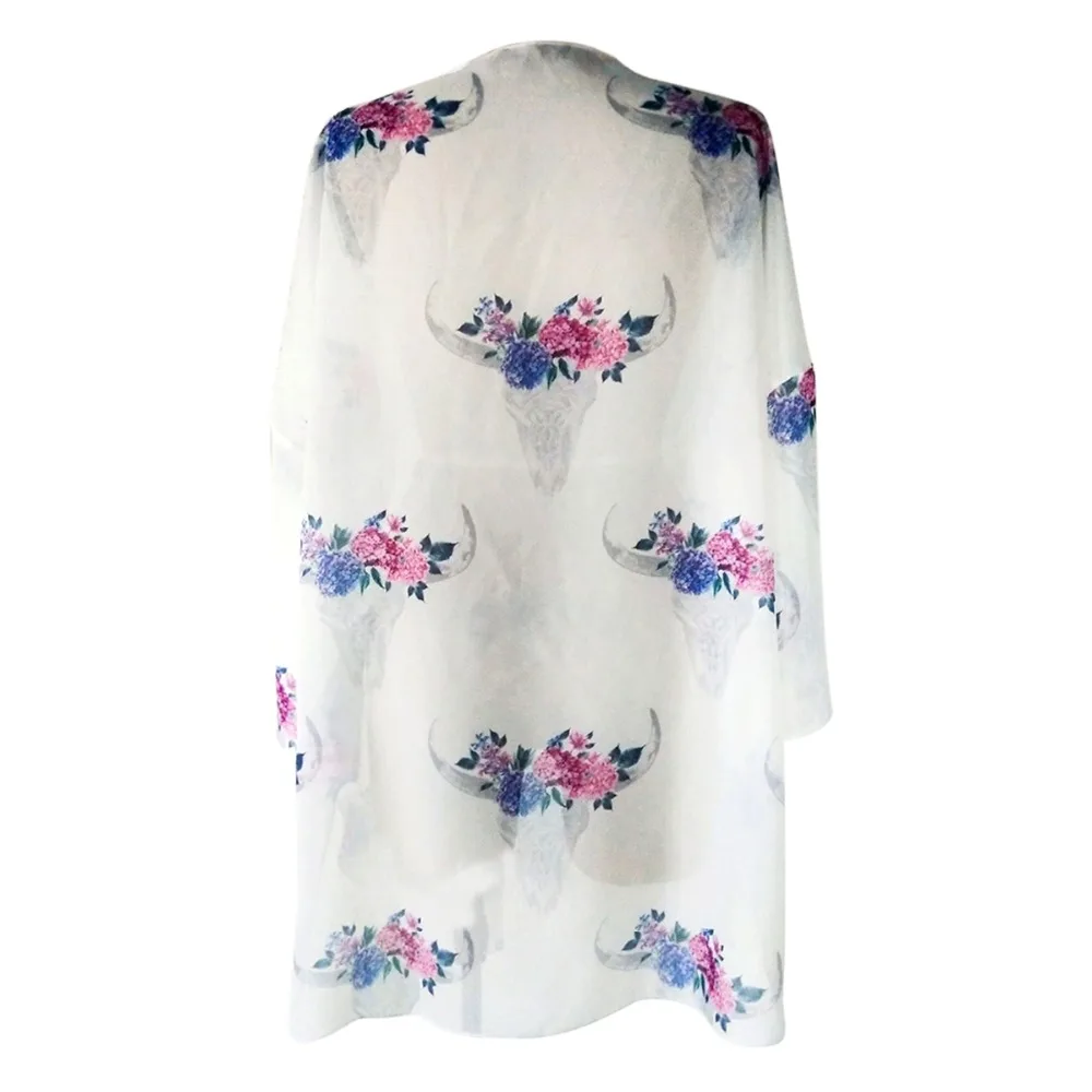 2018 женское повседневное кимоно с оборками кардиган для женщин летнее длинное