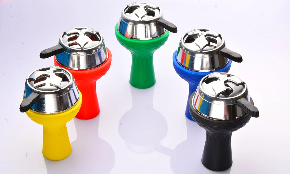 6 цветов пищевого силикона кальян табак для кальяна чаша Sheesha Chicha Cachimba Nargile аксессуары