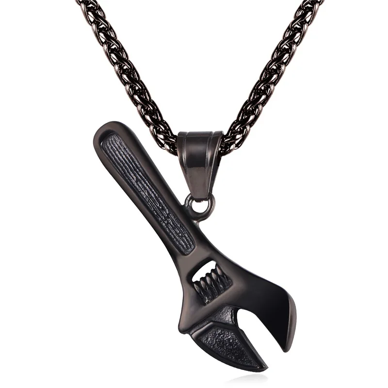Женское Ожерелье в стиле панк украшение хип хоп из нержавеющей стали с