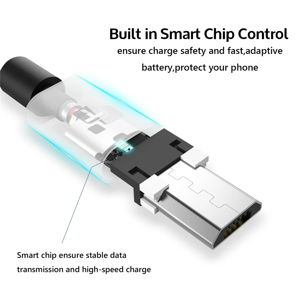 5V 2A Micro USB Cable TEGEM Fast Charger Data Nylon Braided Mobile Phone For Samsung HTC Huawei | Мобильные телефоны и
