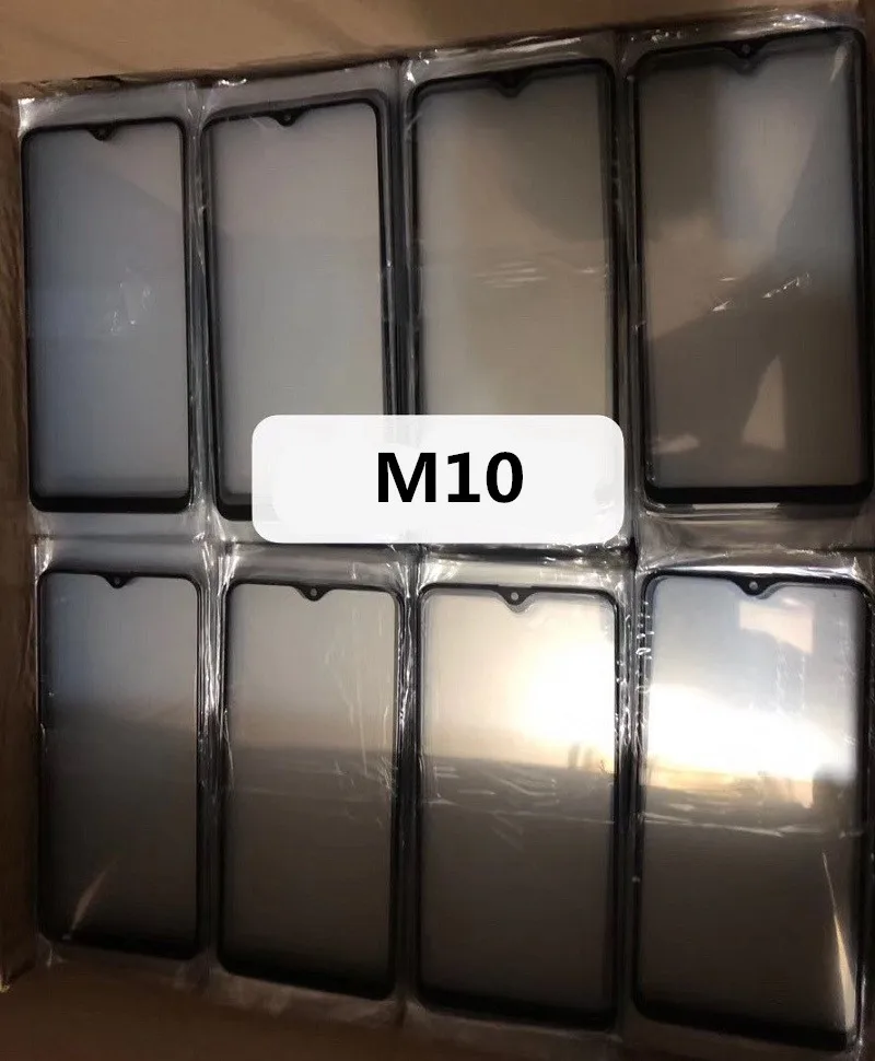Galaxy ym10 M 10 сенсорный экран для samsung Galaxy M10 Передняя стеклянная крышка ЖК-экран внешняя панель Объектив телефон запчасти