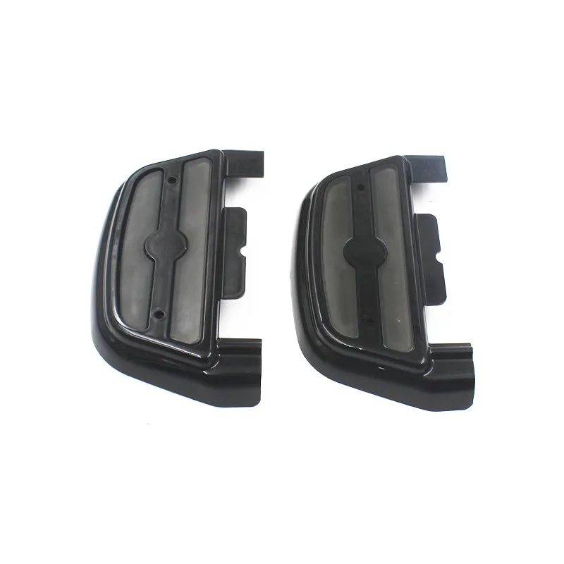 Motorcyle LED Light Passenger Footboard Floorboard Cover For Harley FLHX FLHT FLHR Road King Touring Trike Softail|Подставки под