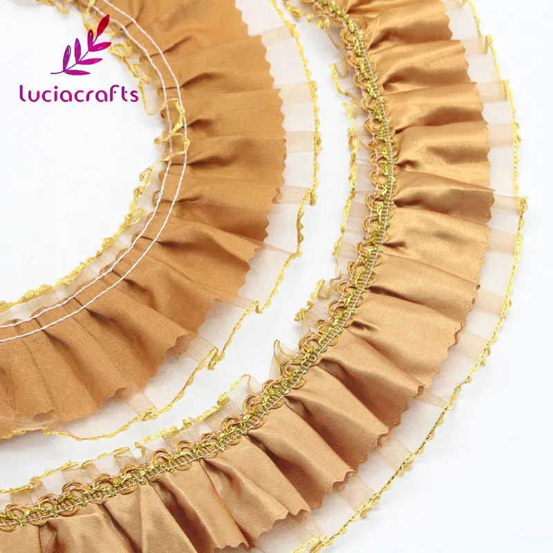 Lucia crafts 7 см атласные кружевные ленты ручная работа пэтчворк Материал DIY