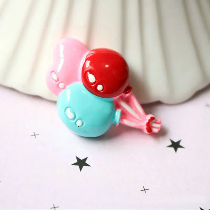 Diy resin accessories Kawaii balloon Charms Pendants diy refrigerator stickers storage box key chain Jewelry Making | Украшения и