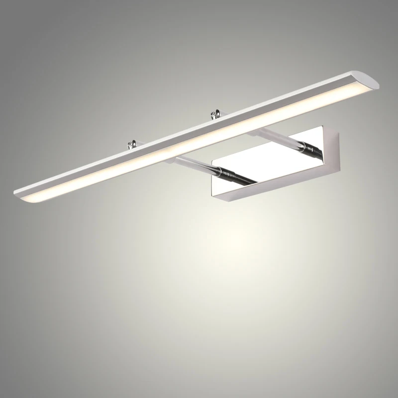 Светодиодные простые современные зеркальные фары с длинными полосами