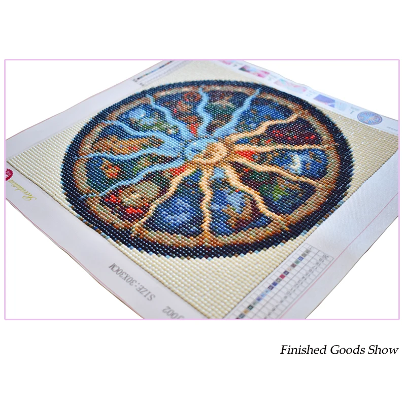 Diamond painting exquisite stitch of mosaic tiger picture home decor full square 5D diy hand made diamond embroidery | Дом и сад