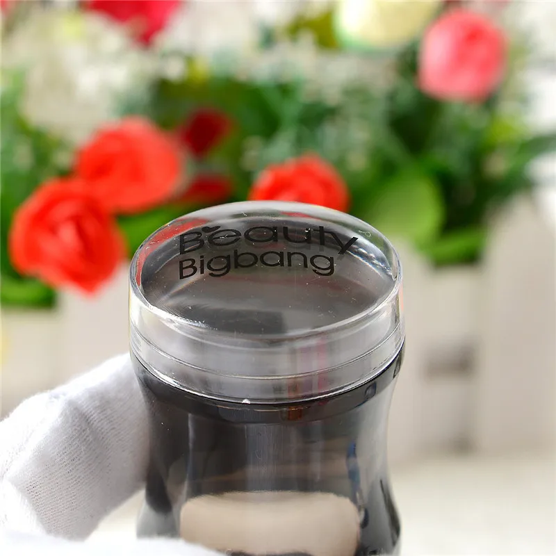 BeautyBigBang штамп для ногтей пластиковая Силиконовая ручка желе для ногтей штамп для маникюра шаблон инструменты штамп для штамповки ногтей