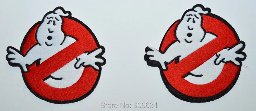 2 5 дюймов Ghostbusters ткань патч железо на мотиве Железо аппликация аксессуар для DIY +