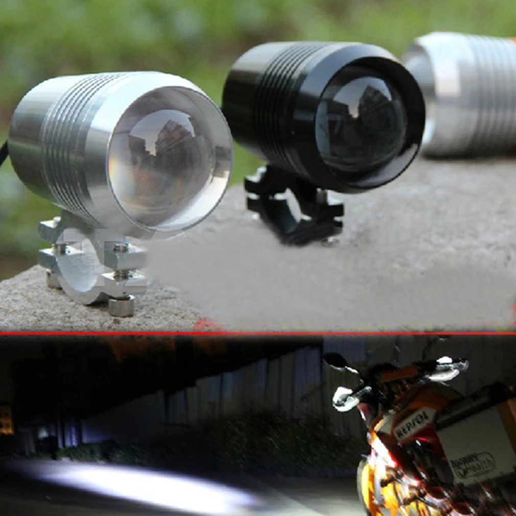 High Quality BLACK Motorcycle 12V 30W XML U2 LED Fog Spot Head Light Waterproof Working Lamp | Автомобили и мотоциклы