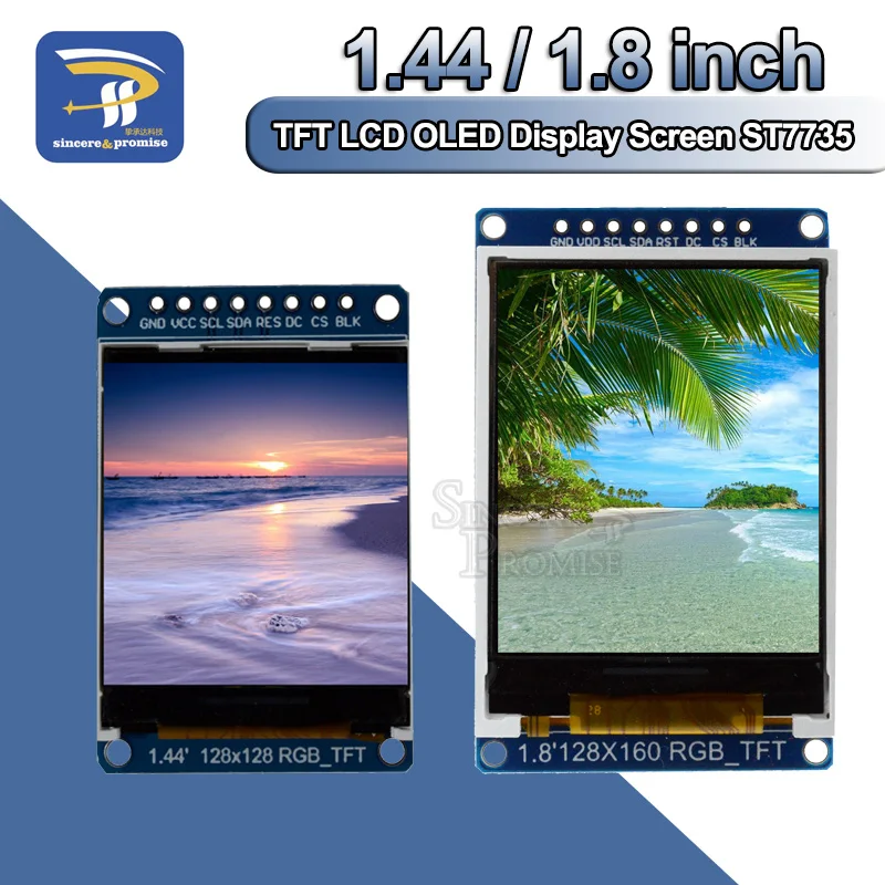 3,3 в 1,44 1,8 дюйма серийный 128*128 128*160 65K SPI полноцветный TFT ips ЖК-дисплей модуль плата замена OLED ST7735