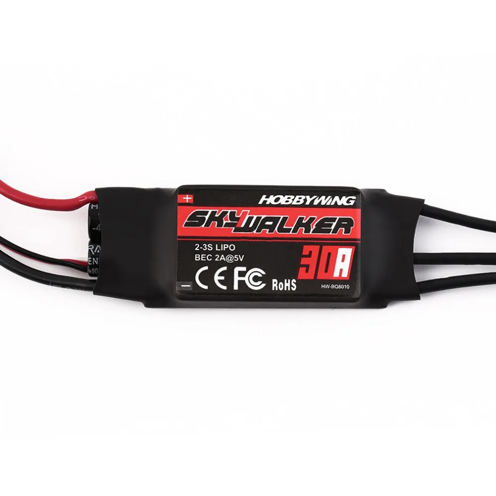 1 шт. Hobbywing Skywalker 12A 20A 30A 40A 60A 80A ESC контроллер скорости с UBEC для радиоуправляемых FPV